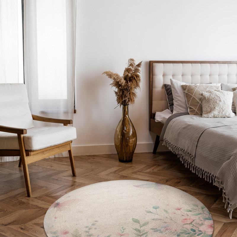 Tapis tressé Pixie, Rond 5 pi