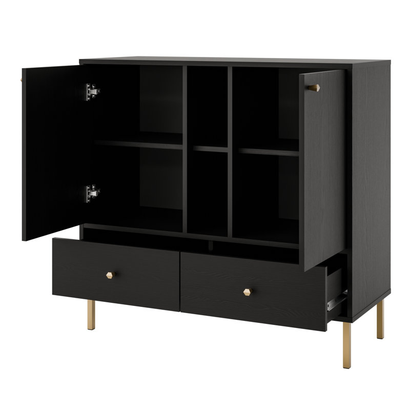 Albani 100.2cm Sideboard, Black