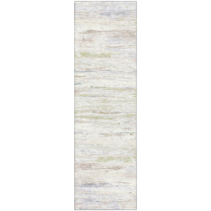Premium Machine Washable Mundell Abstract Rug, Runner 2'3" x 7'6"
