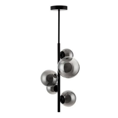 5 - Light Matt Black Paint Pendant