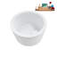 Baignoire de trempage autoportante en acrylique 41 "avec bonde et plateau en bambou Streamline-83635610