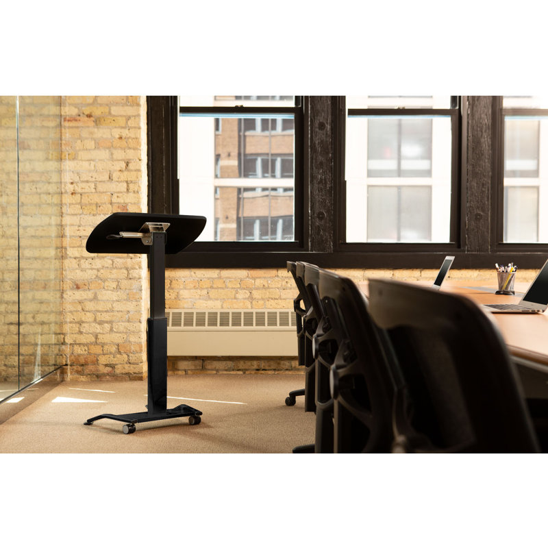 Chariot pour ordinateur portable Aldestaed, Noir / Noir
