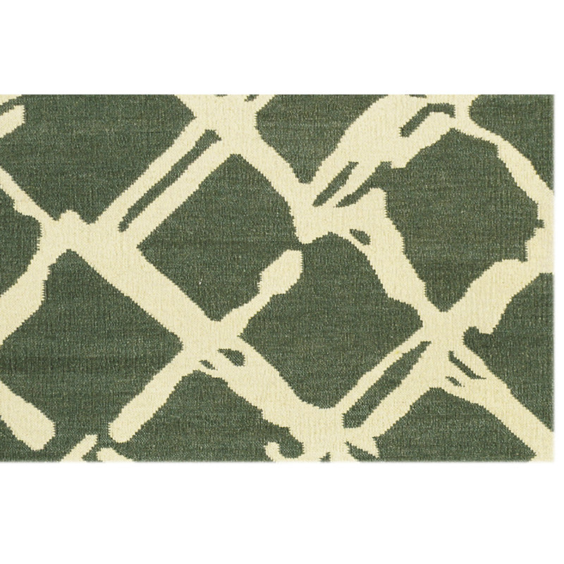 Abstract Hand Woven Area Rug, Rectangle 140 x 200cm