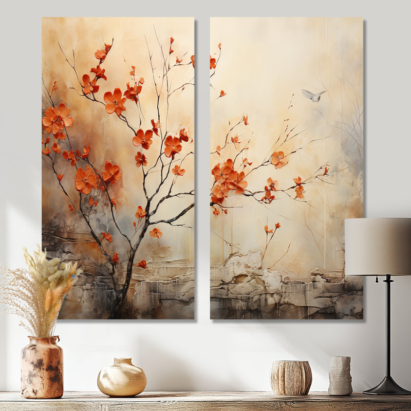 Érable érable incandescent I, 32" H x 32" W, Wrapped Canvas, Does Not Apply