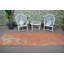 Tapis de couloir turc vintage en laine orange vif pour couloirs et espaces étroits