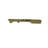 Deltana 7FBR3 7" Flush Bolt; Heavy Duty; Bright Brass Finish