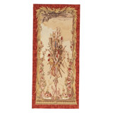 Hand-Knotted High-Quality Cream and Red Area Rug