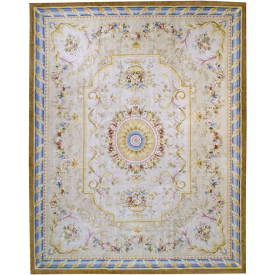 Savonnerie One-of-a-Kind 12'9" X 16' Wool Area Rug in