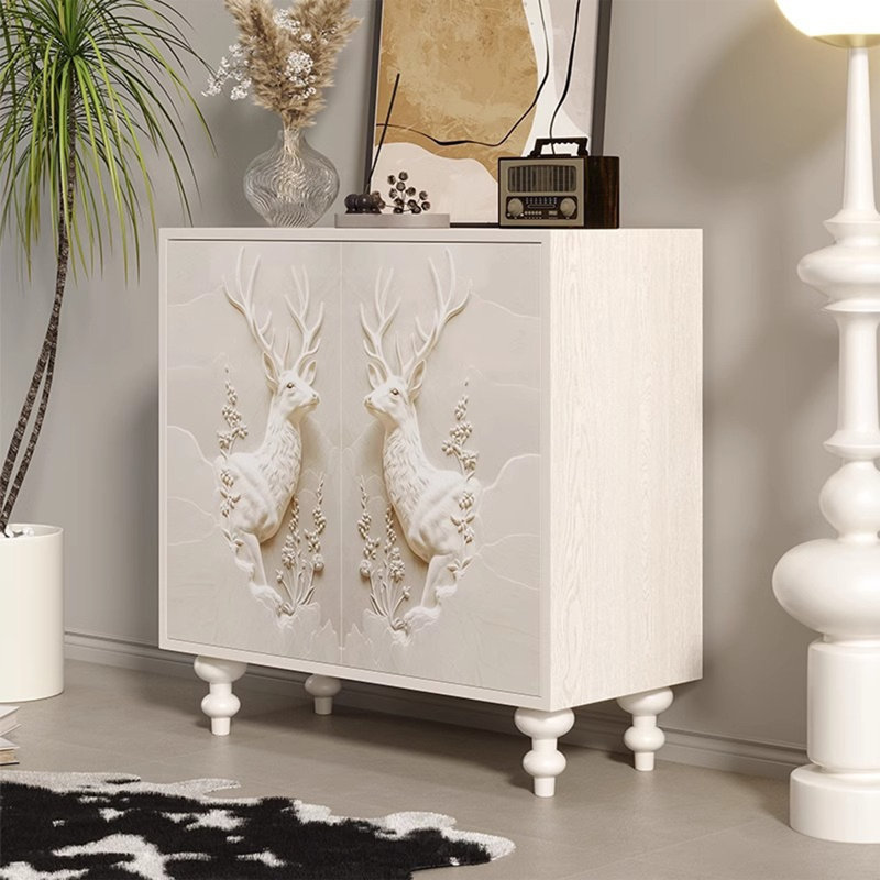 Armoire d'appoint moderne peinte renne