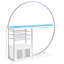 Casey White 2-Door LED Home Bar