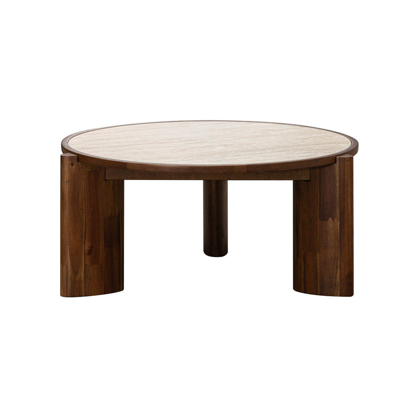 Maya Acacia Round Coffee Table