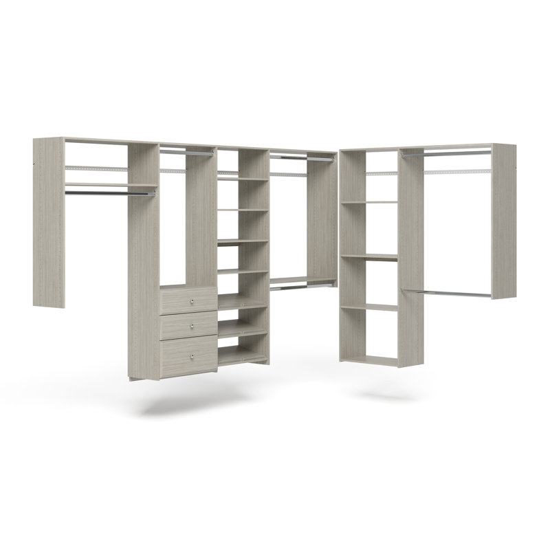 Grid 120'' Corner System (Can Be Cut To Fit), Weathered Gray