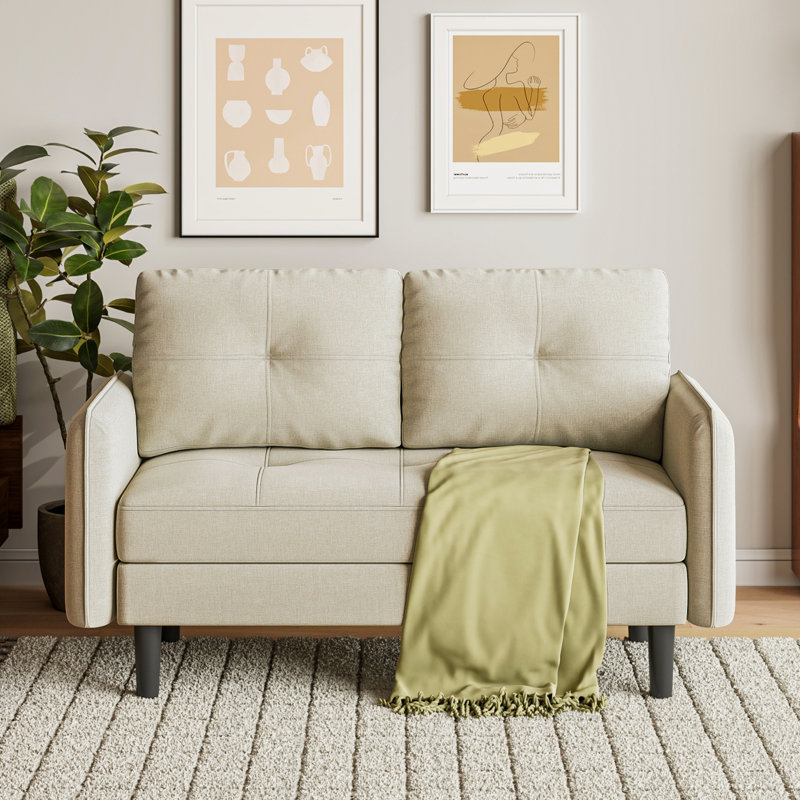 Sofa, Beige Fabric