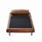 Convertible Tri-Fold Sleeper Chair with Pillow, Channel Stitching, and Hideaway Legs