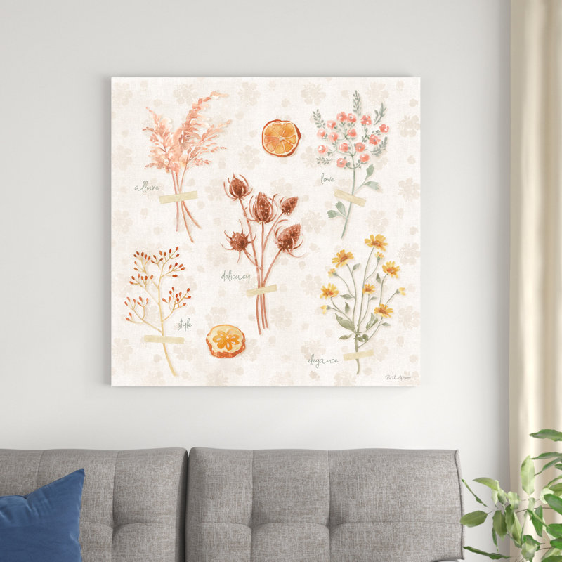" Cottage Charm IX " Watercolor Print, 36" H x 36" W x 1.25" D