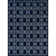 Glam Navy Blue Silver Area Rug