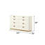 Commode 8 tiroirs La Pierre Modern Style