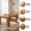 Ensemble de table de salle à manger de cuisine, console extensible avec chaises de salle à manger-134369125-134369126