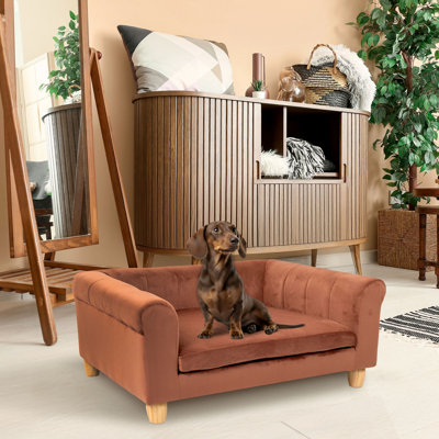 Critter Sitters Medium Pet Bed in Brown