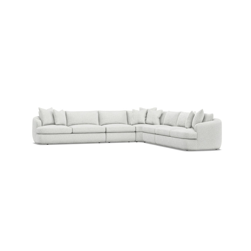 Jules Fabric 5 Pc Sectional, 1000-002