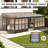 Aluminum Patio Gazebo Wall-Mounted Solarium-125524406
