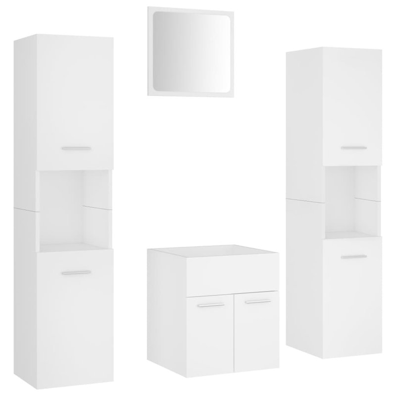 Geltrude Bathroom Furniture Suite, White