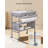 Baby Changing Table with Waterproof Changing Topper-933977774