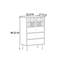 Armoire de rangement minimaliste de style médiéval