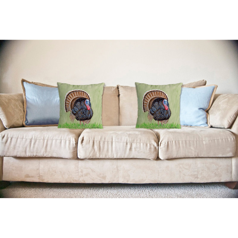Coussin intérieur / extérieur Wild Turquie