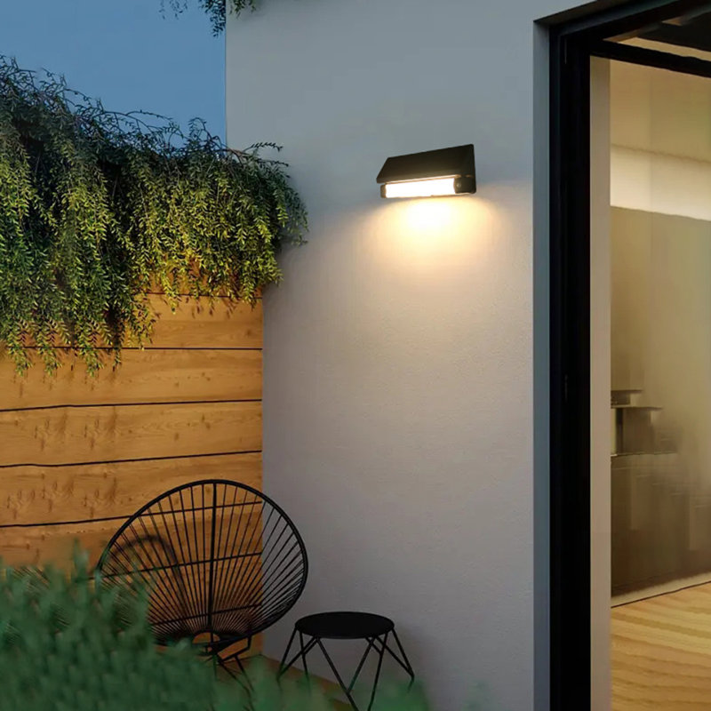 Aluminum 5-Watt Solar Powered Dusk to Dawn Floor Light with Motion Sensor