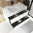 36" Wall-Mounted Bathroom Vanity With Sink-653108740
