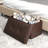 Faux Leather Ottoman-330047597