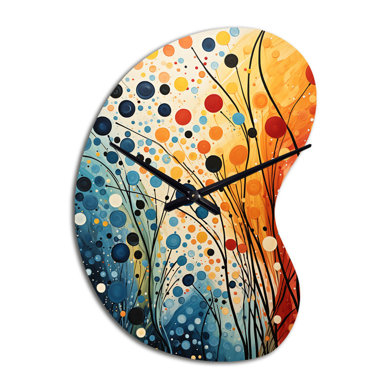 Faline - Horloge murale multicolore, Petit