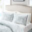 Édredon 100% coton très grand - blanc avec broderie couleur dollar sable, ensemble surdimensionné confortable en coton, accent