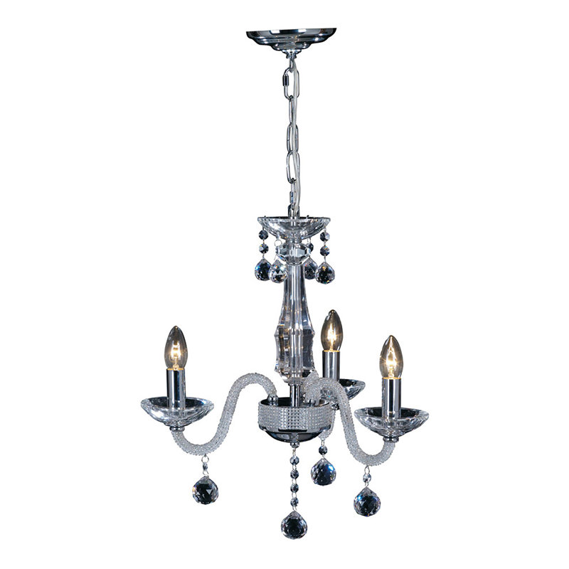 3 - Light Candle Style Chandelier
