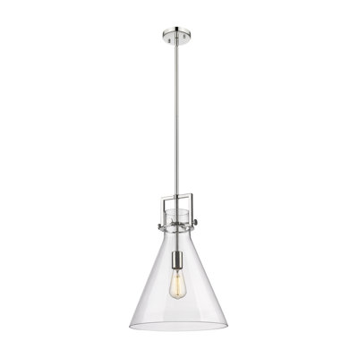 Coterie Single Light Glass Dimmable Pendant