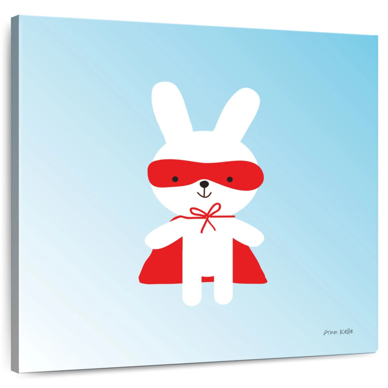 Ashelle Rabbit Super Hero, 39" H x 39" W