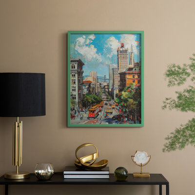 «LANDSCAPES Series», reproduction encadrée - bois massif