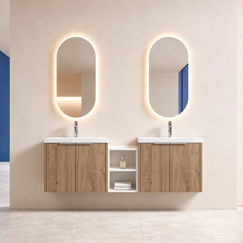 Meuble-lavabo flottant 60 "Unitas (RTA), 60"