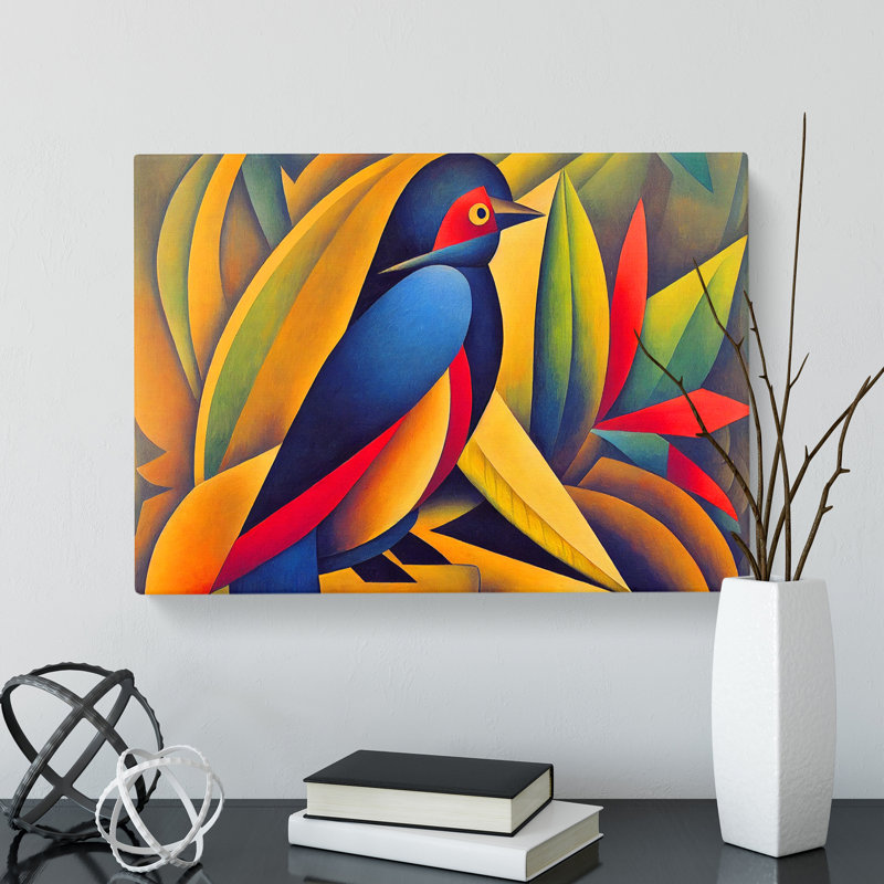 Flawless Bird Abstract - Wrapped Canvas, 40cm H x 60cm W x 3cm D