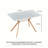 Reynna Metal Base Dining Table