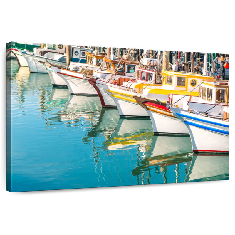 Mehar San Francisco Bay Boats, 34" H x 51" W