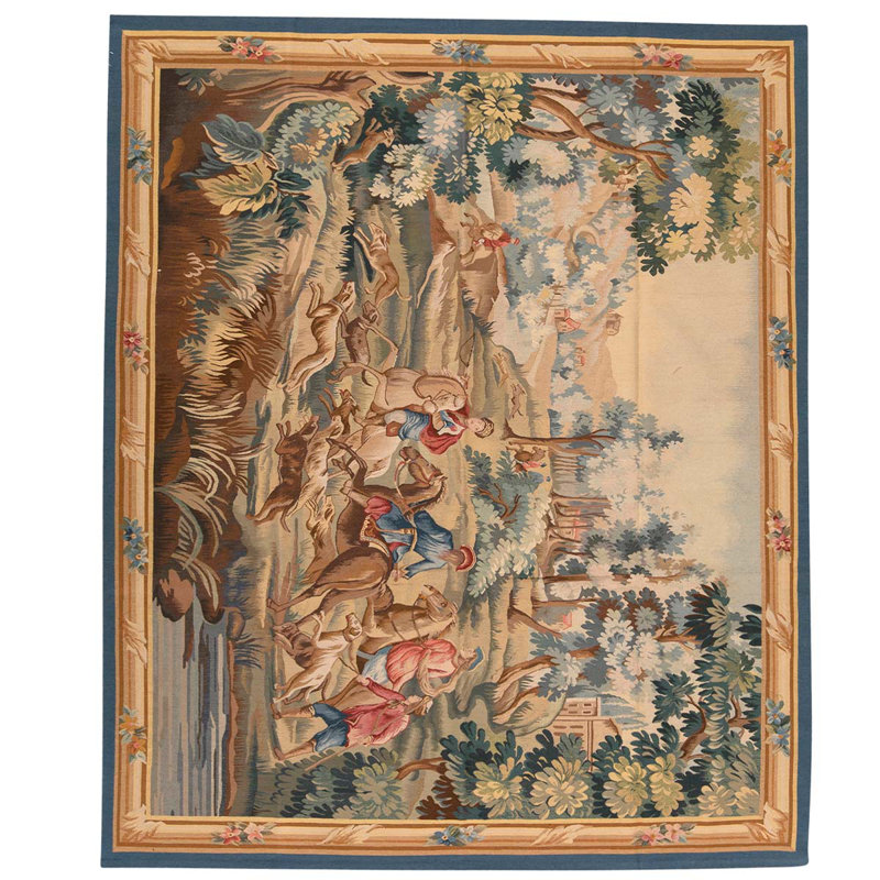 Toile Area Rug