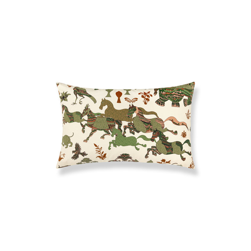 LEGENDS PILLOW, Olive Adobe Legends, Rectangle 14"H x 22"W