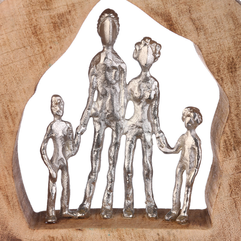 Orlison People Figurines & Sculptures, Brown/Silver