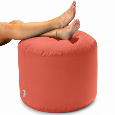 Damato Round Outdoor Pouf Ottoman