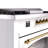 ILVE Nostalgie II Series 60 inch Dual Fuel Range with 5 Sealed Burners, Griddle, Frenchtop (Glass Door)-98196756-98196825