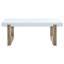 Table basse de salon avec base luge Gwen
