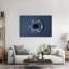 «Blue China Blackberries Elegant Contemporary», impression murale-129966421