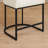 Upholstered Counter Stool with Metal Frame-1555211742